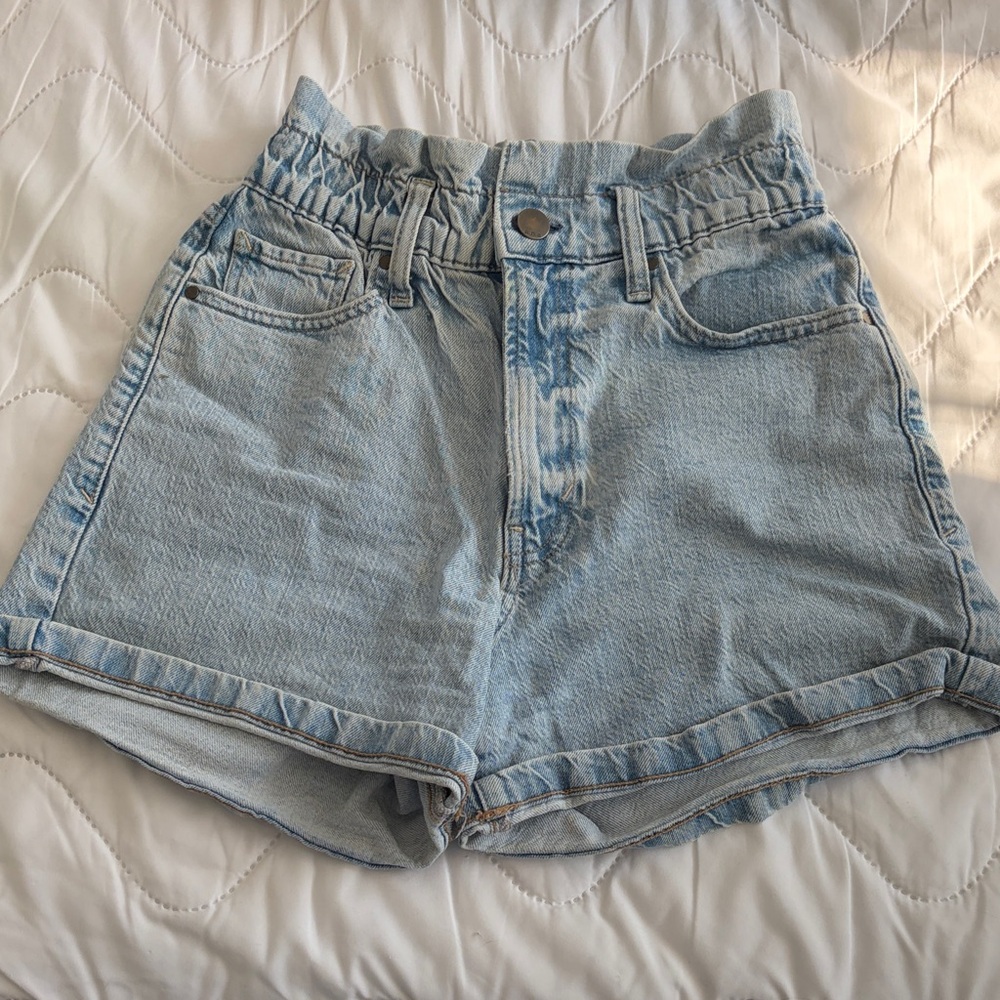Light Blue Denim Women's Shorts